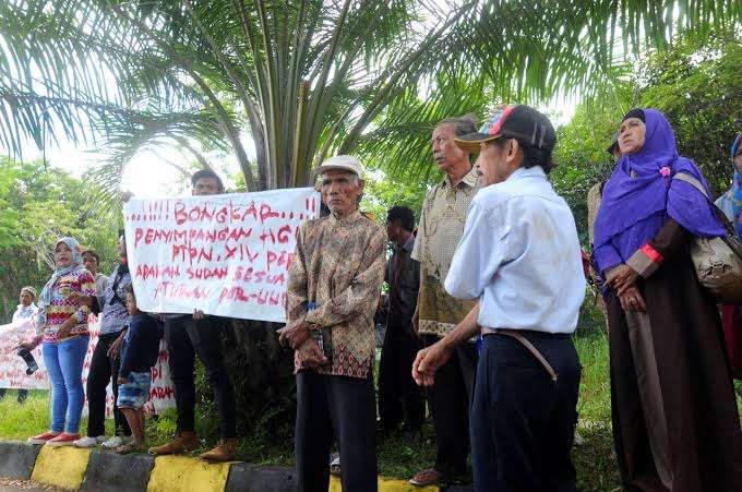 Konflik Agraria Angkona PTPN XIV